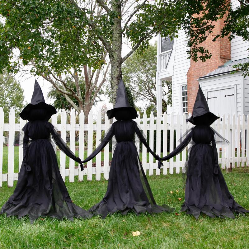 2025 Halloween-Special 🧙♀️Beleuchtete Halloween-Hexenstangen