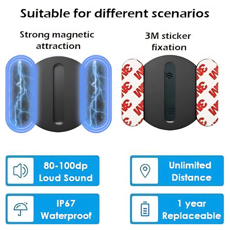 GPS-Tracker für Autos – wetterfestes Magnetgehäuse, keine monatlichen Gebühren – Cilifer® Global Coverage Locator, kompatibel mit Apple FindMe (iOS) und Android, austauschbarer Akku🕵🏻♀️🔎M1