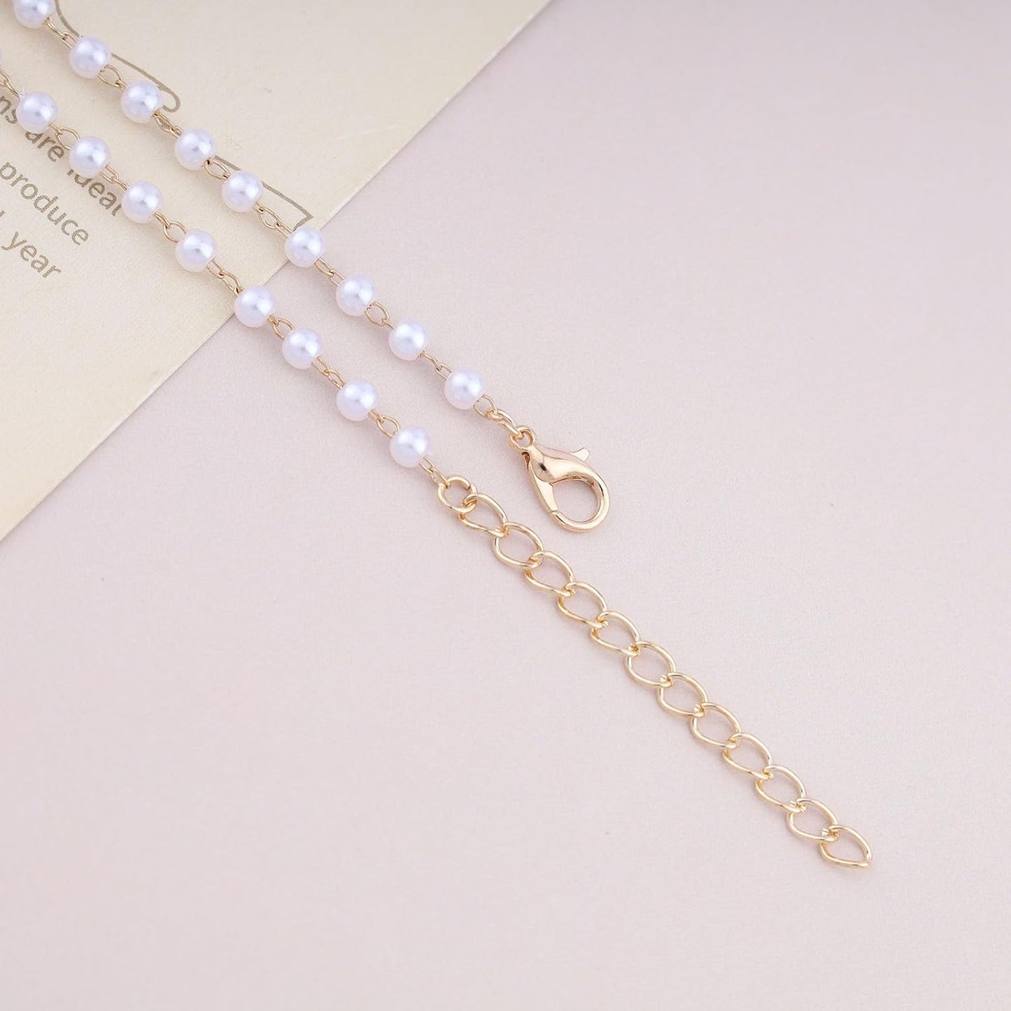 CZTICLE® Perlen-Choker-Halskette Gold-Perlen-Halskette Choker Vintage-Kreuz-Kruzifix-Halskette Minimalistische Perlen-Kreuz-Halskette Schmuck für Frauen
