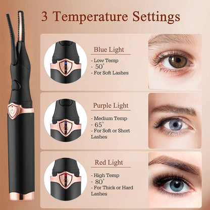 Cilifer® 🔥⚡Elektrischer Wimperncurler für sofortigen Glam✨👁️ D01