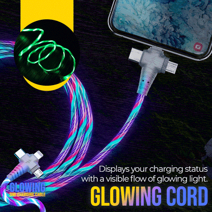 Glowing 3 in 1 Charging Cable